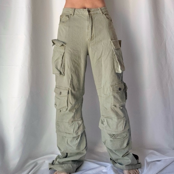 Pants - Akira Sage Cargo Heavy Twill Baggy Pants